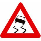Panneau A15 — Chaussée glissante