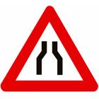 Panneau A7A — Rétrécissement de la chaussée
