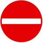 Panneau C1 — Sens interdit pour tout conducteur
