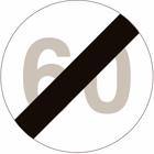 Panneau C45 — Fin de la limitation imposée par le signal C43