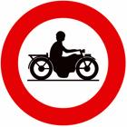 Panneau C7 — Accès interdit aux conducteurs de motocyclettes