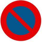 Panneau E1 — Stationnement interdit