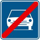 Panneau F11 — Route pour automobiles(fin)