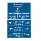 Panneau F25F27 — Signal de préavis
