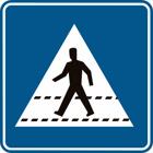 Panneau F49 — Passage pour piétons