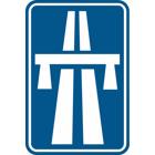 Panneau F5 — Autoroute (début)
