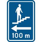 Panneau F51B — Passage supérieur piétons