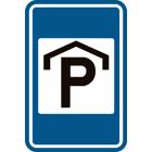 Panneau F60 — Annonce d’un parking couvert