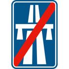 Panneau F7 — Autoroute (fin)