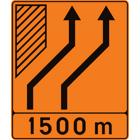 Panneau F81 — Signal de préavis annonçant un évitement de circulation